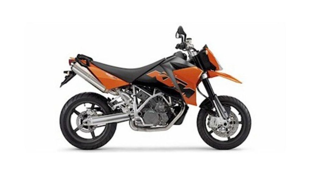 2006 KTM 950 Supermoto Orange - 2006 كي تي إم 950 سوبرموتو أورنج