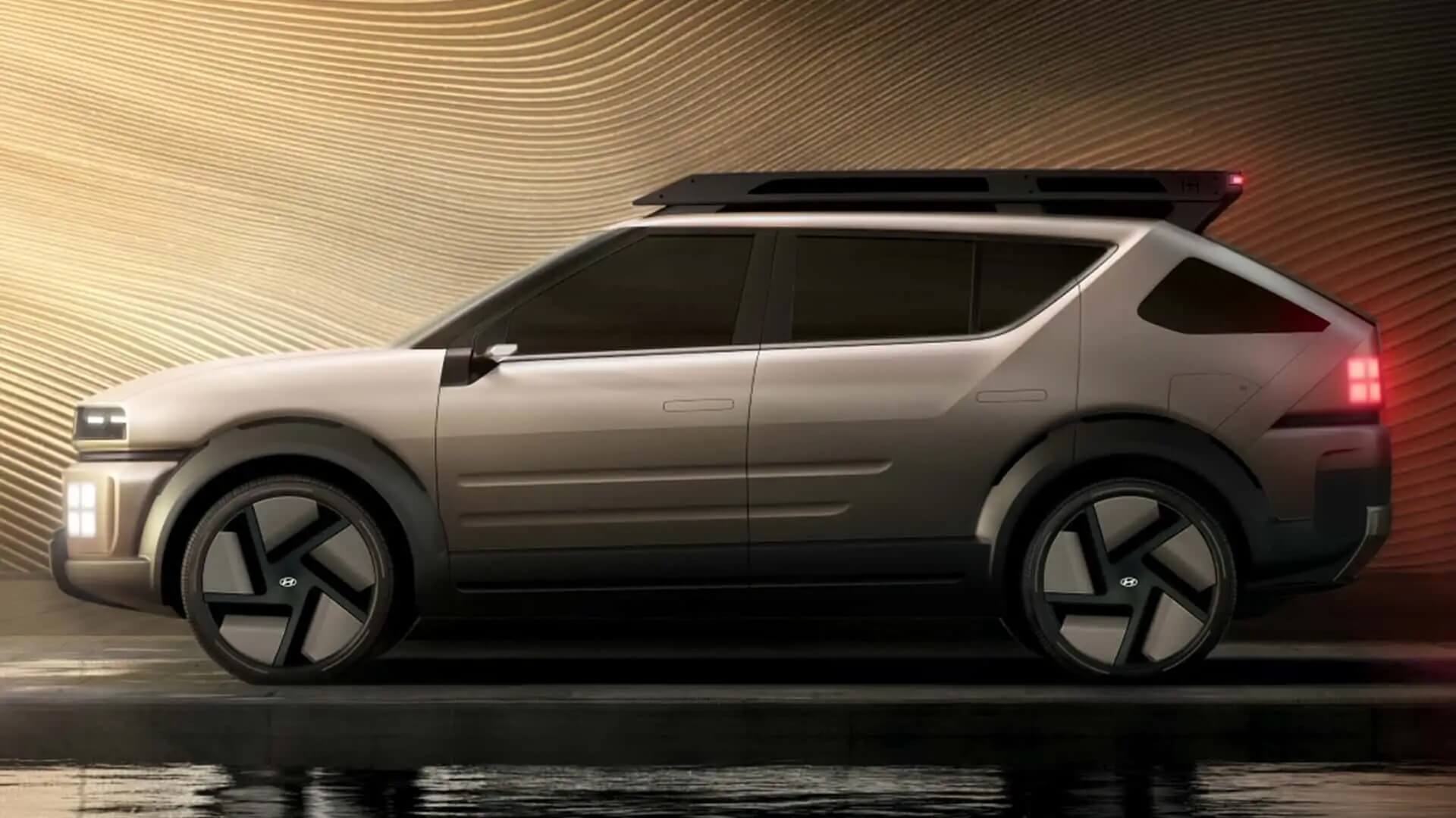 هيونداي تستعرض لغة تصميم جديدة مع سيارة SUV اختبارية ذات شكل مربع