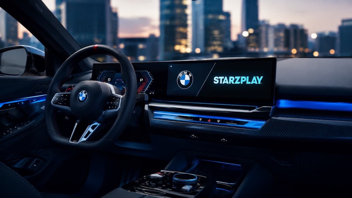 خدمات STARZPLAY تصل إلى أنظمة المعلومات والترفيه في سيارات بي إم دبليو وميني